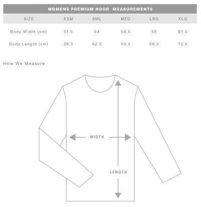 Sizing Chart – Shaka Brah Australia