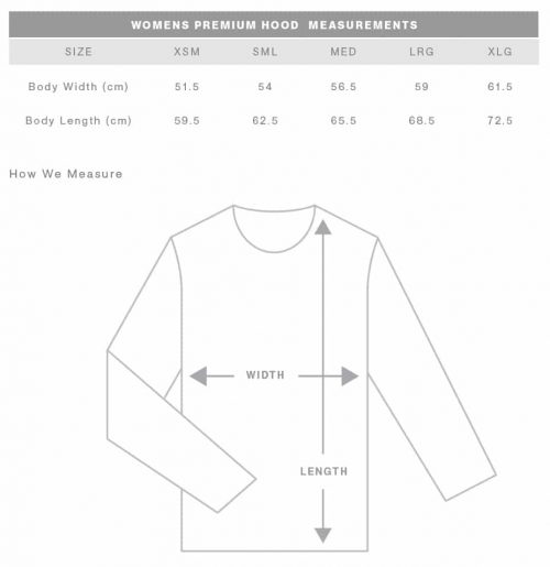 Sizing Chart – Shaka Brah Australia